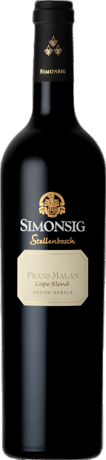 Frans Malan Stellenbosch WO Simonsig cabernet sauvignon shiraz stellenbosch wo simonsig