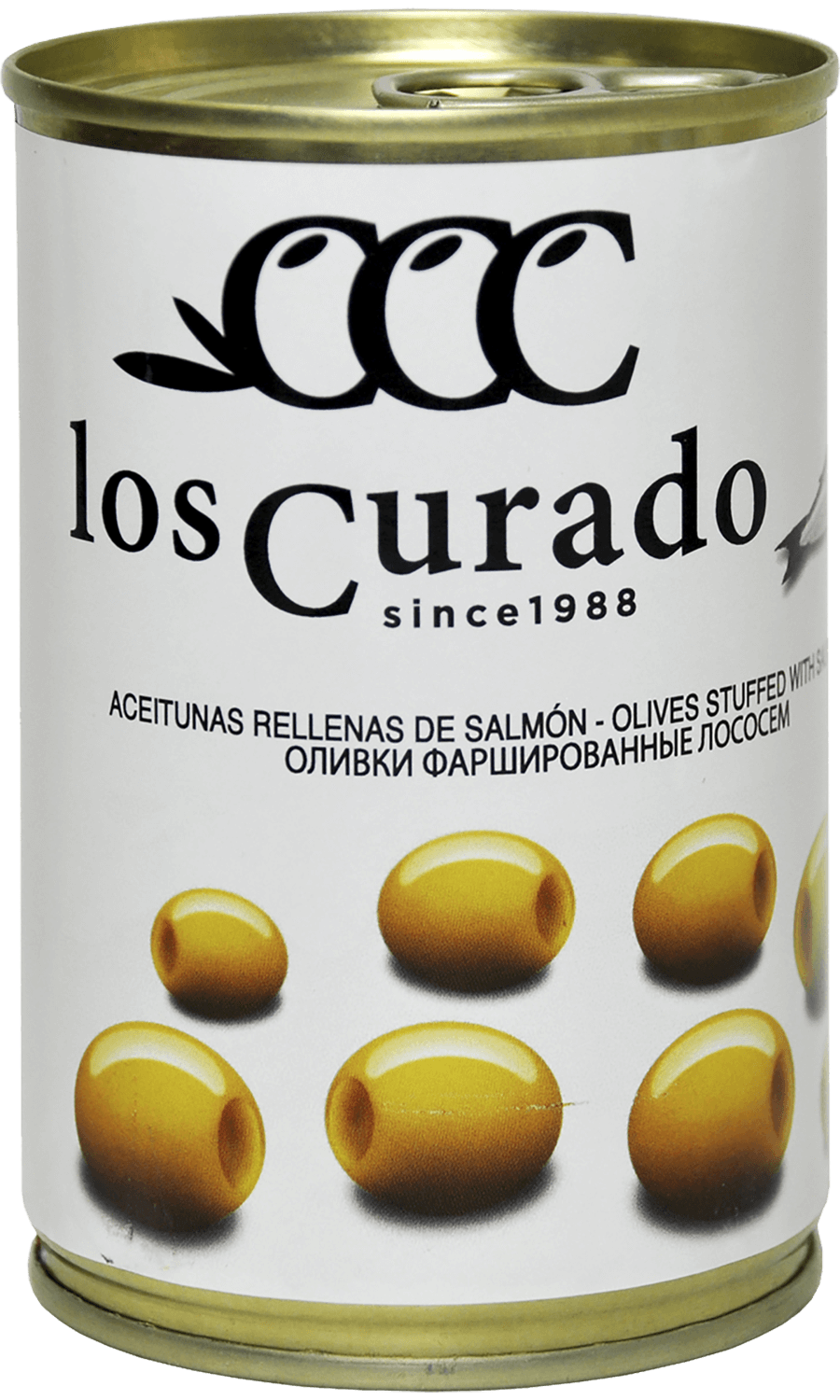 Оливки фаршированные лососем Лос Курадо 0.3&nbsp;л