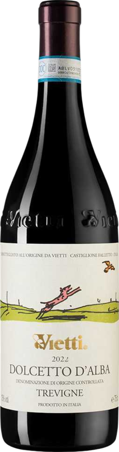 Дольчетто д'Альба DOC Тре Винье Вьетти 2022 0.75&nbsp;л