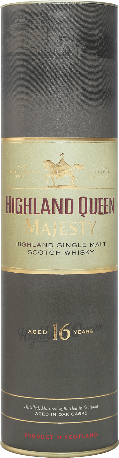 Виски Хайлэнд Куин Меджисти Сингл Молт 16 лет солодовый виски в подарочной упаковке 0.7 л