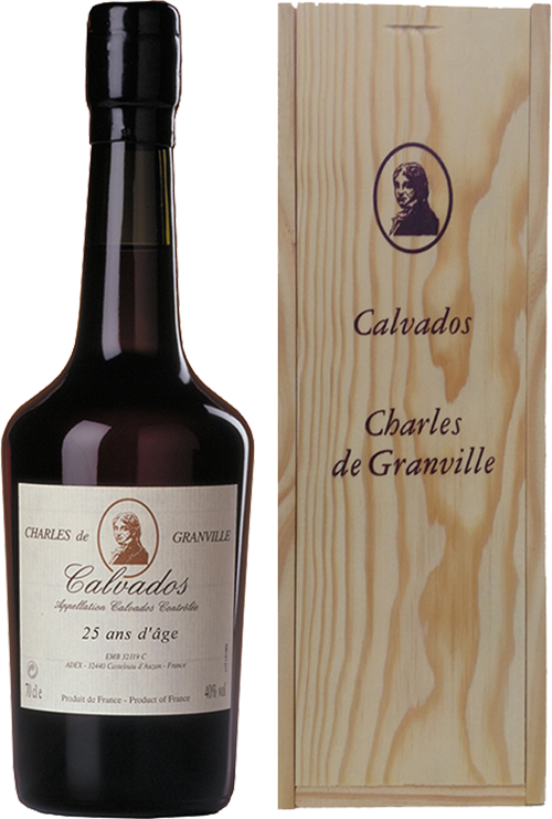 Шарль де Гранвиль 25 Ан Кальвадос AOC в подарочной упаковке 0.7&nbsp;л