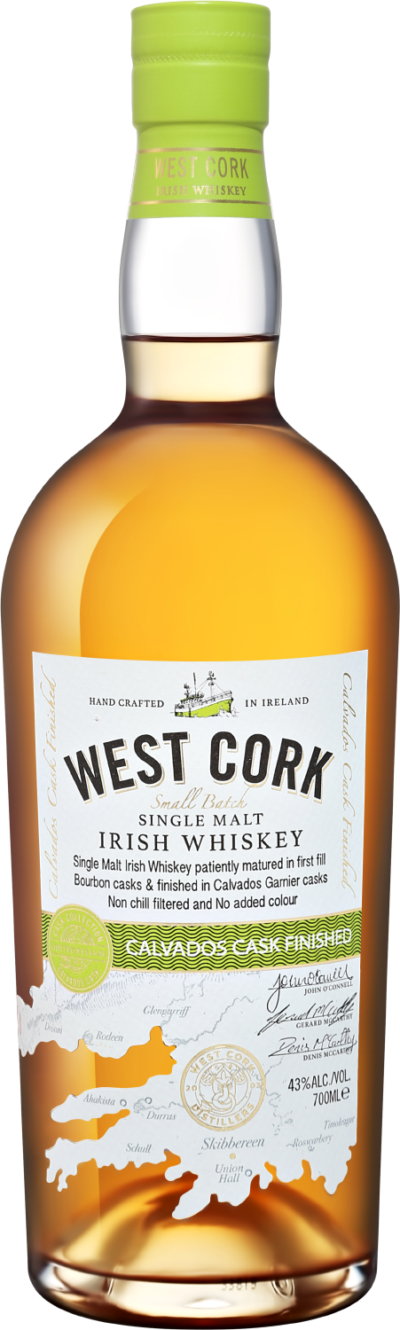 West Cork Small Batch Calvados Cask Finished Single Malt Irish Whiskey