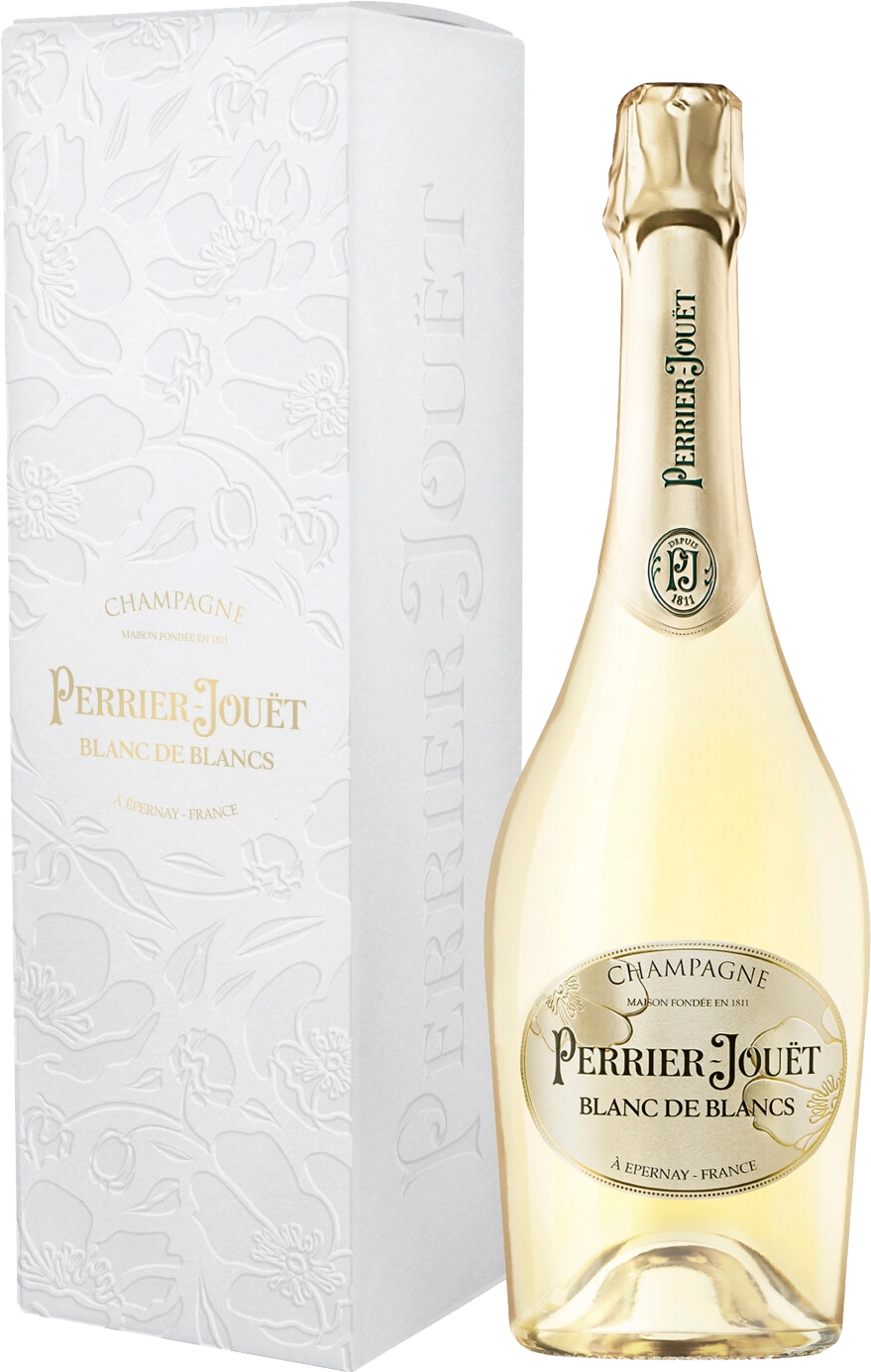 Perrier-Jouet Blanc De Blancs Champagne AOC Brut (gift box) r de ruinart brut champagne aoc gift box