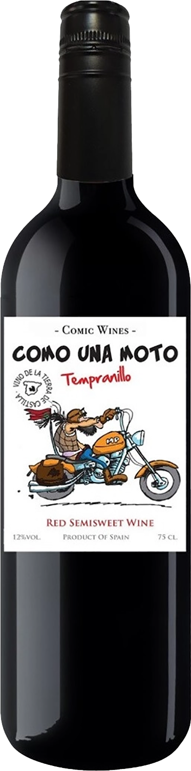 Como Una Moto Tempranillo Semisweet Vinos and Bodegas
