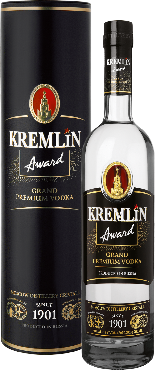 KREMLIN AWARD Grand Premium Vodka (gift box) 33609