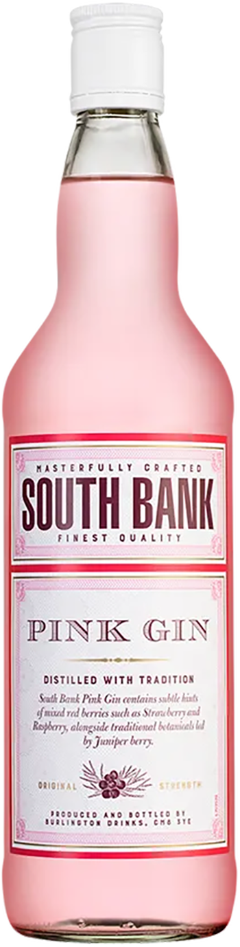 Джин South Bank Pink Gin 0.7 л (Саут Бэнк Пинк Джин), купить в магазине ...