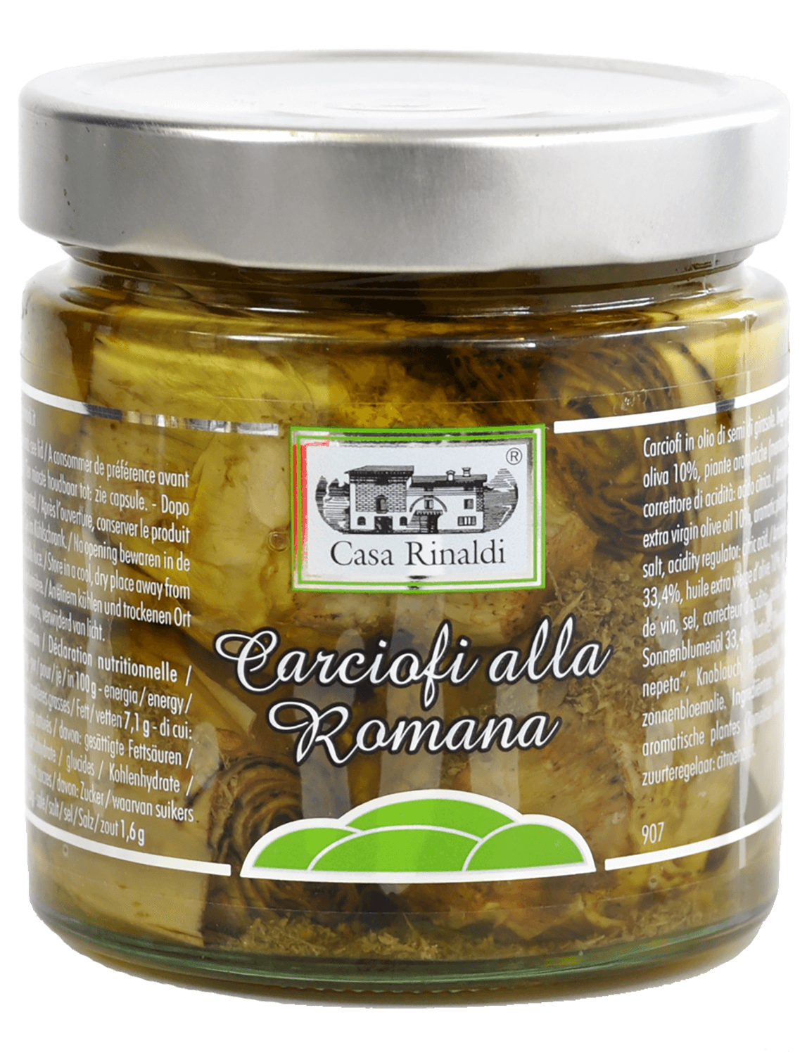 Артишоки в масле по-римски Каза Ринальди 0.25&nbsp;л