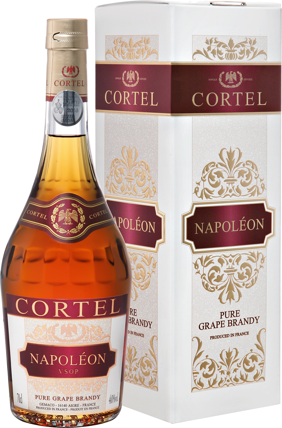 Brandy Cortel Napoleon VSOP (gift box) brandy cortel napoleon vsop gift box