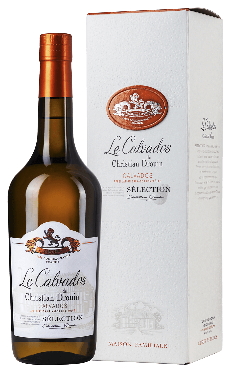 Selection Calvados AOC Christian Drouin (gift box) age d or calvados pays d auge aoc roger groult gift box