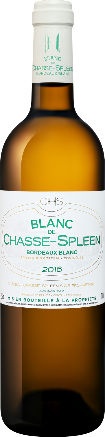 Blanc de Chasse-Spleen Bordeaux AOC Chateau Chasse-Spleen