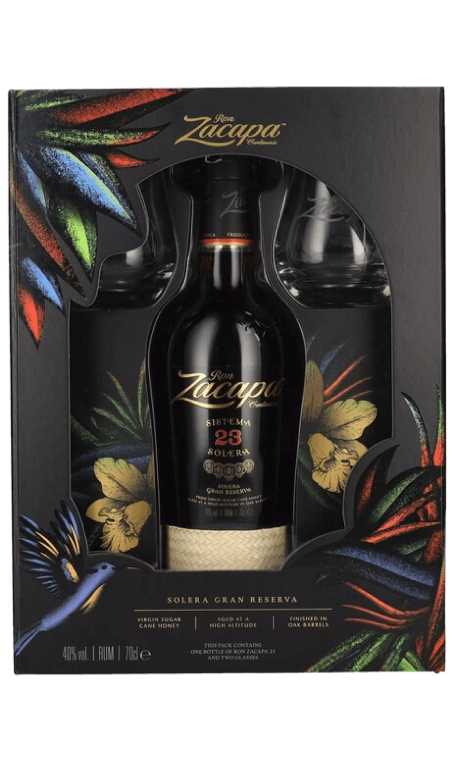 Закапа Сентенарио Солера Гран Резерва 23 года в подарочной упаковке с 2-мя бокалами 0.7&nbsp;л