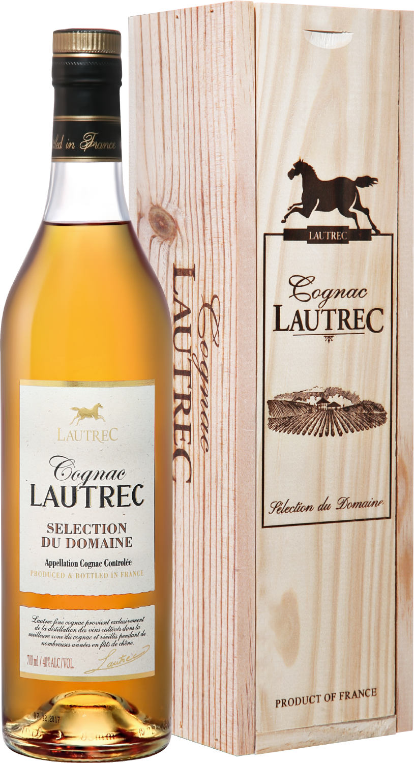 Lautrec Cognac Selection du Domaine (gift box) châteauneuf du pape aoc domaine des chanssaud gift box