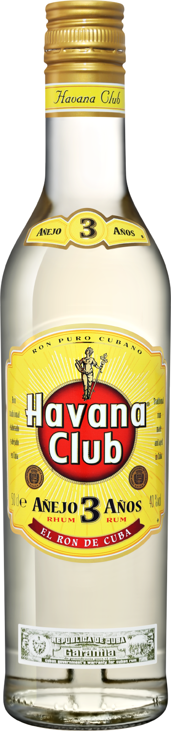 Havana Club Anejo 3 y.o. rum havana club anejo 7 y o
