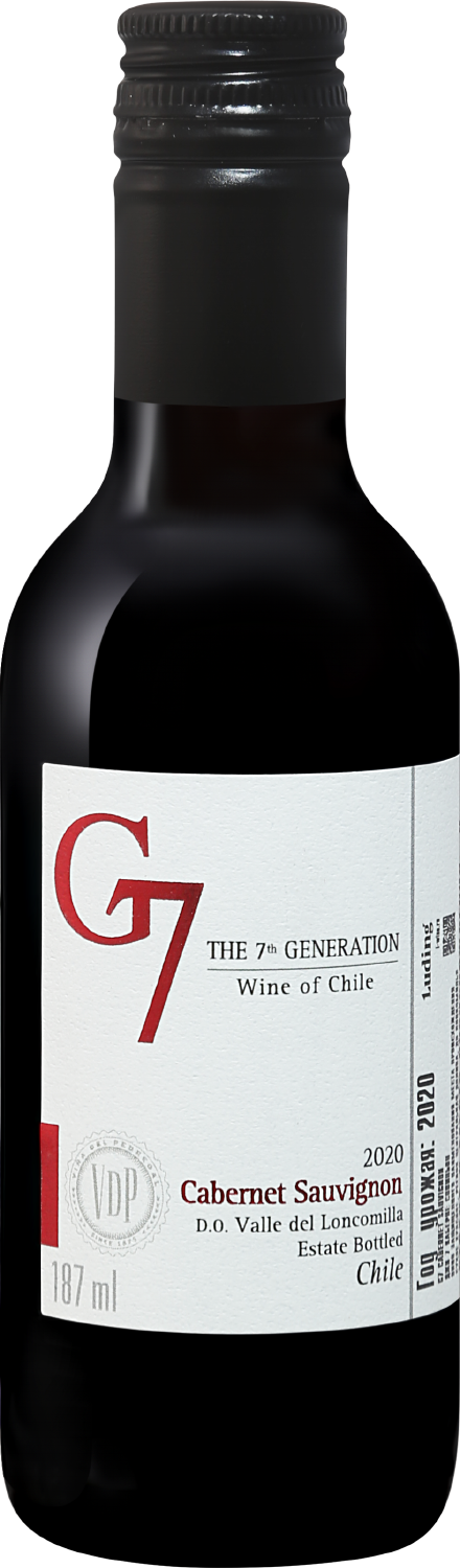 G7 Cabernet Sauvignon Loncomilla Valley DO Viña del Pedregal