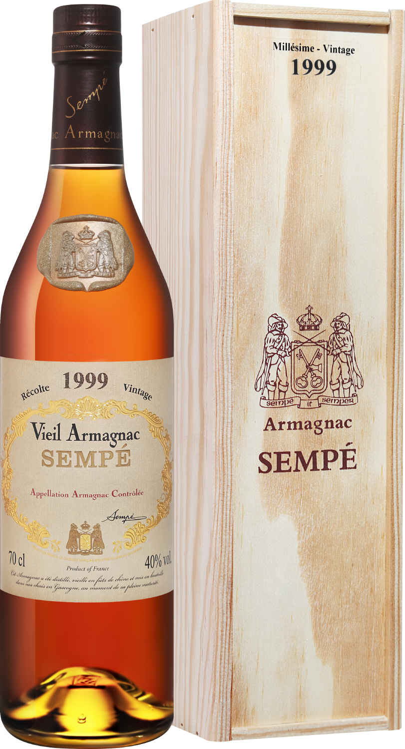 Sempe Vieil Vintage 1999 Armagnac AOC (gift box) sempe vieil vintage 1999 armagnac aoc gift box