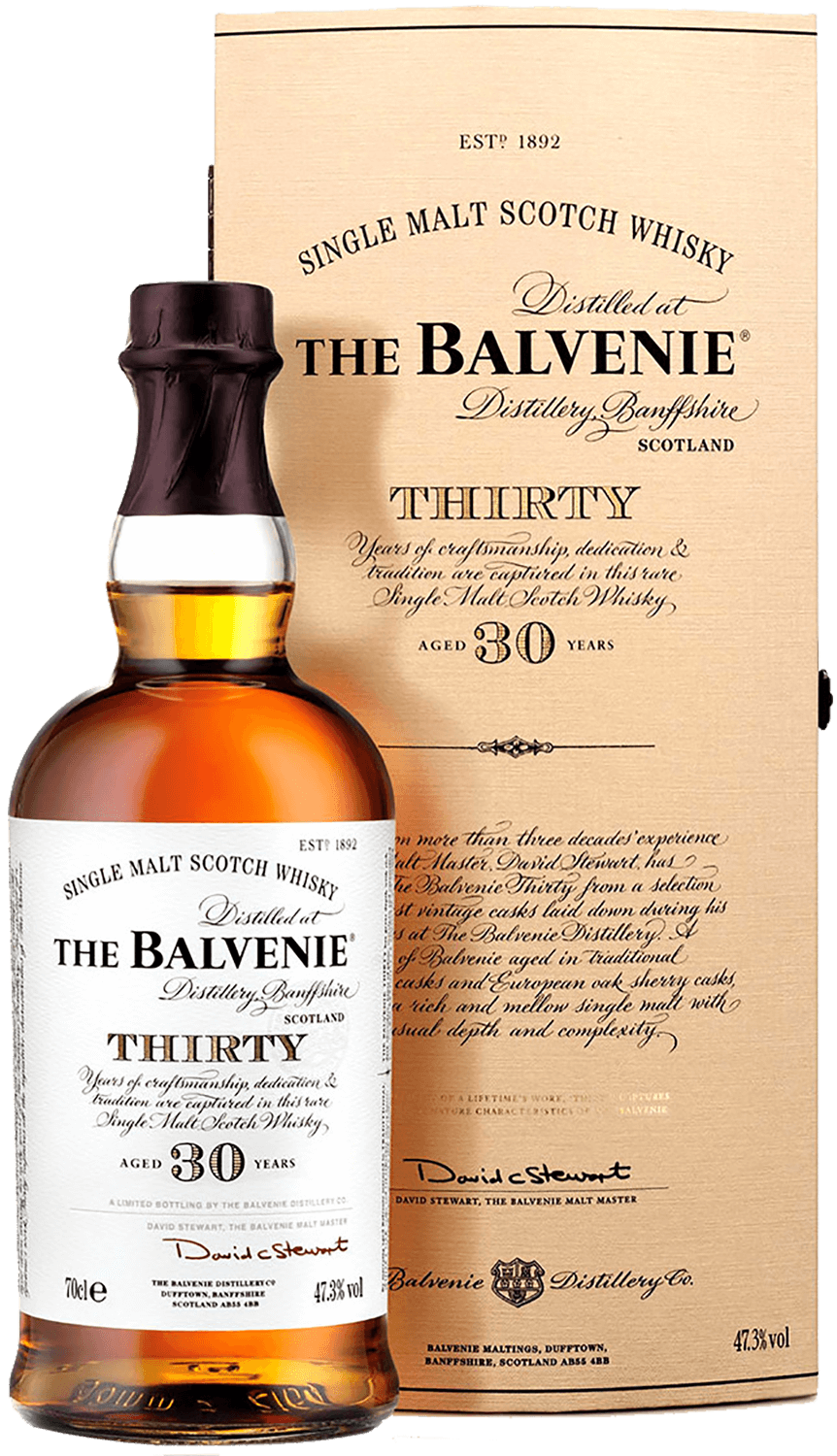 The Balvenie 30 y.o. Single Malt Scotch Whisky (gift box) the balvenie peat week 14 y o single malt scotch whisky gift box