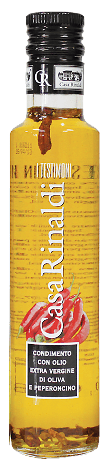 Масло оливковое первого холодного отжима с острым перцем Каза Ринальди 0.25&nbsp;л