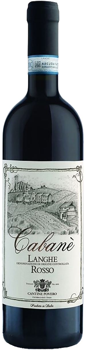 Кабане Россо Ланге DOC Кантине Поверо 0.75&nbsp;л