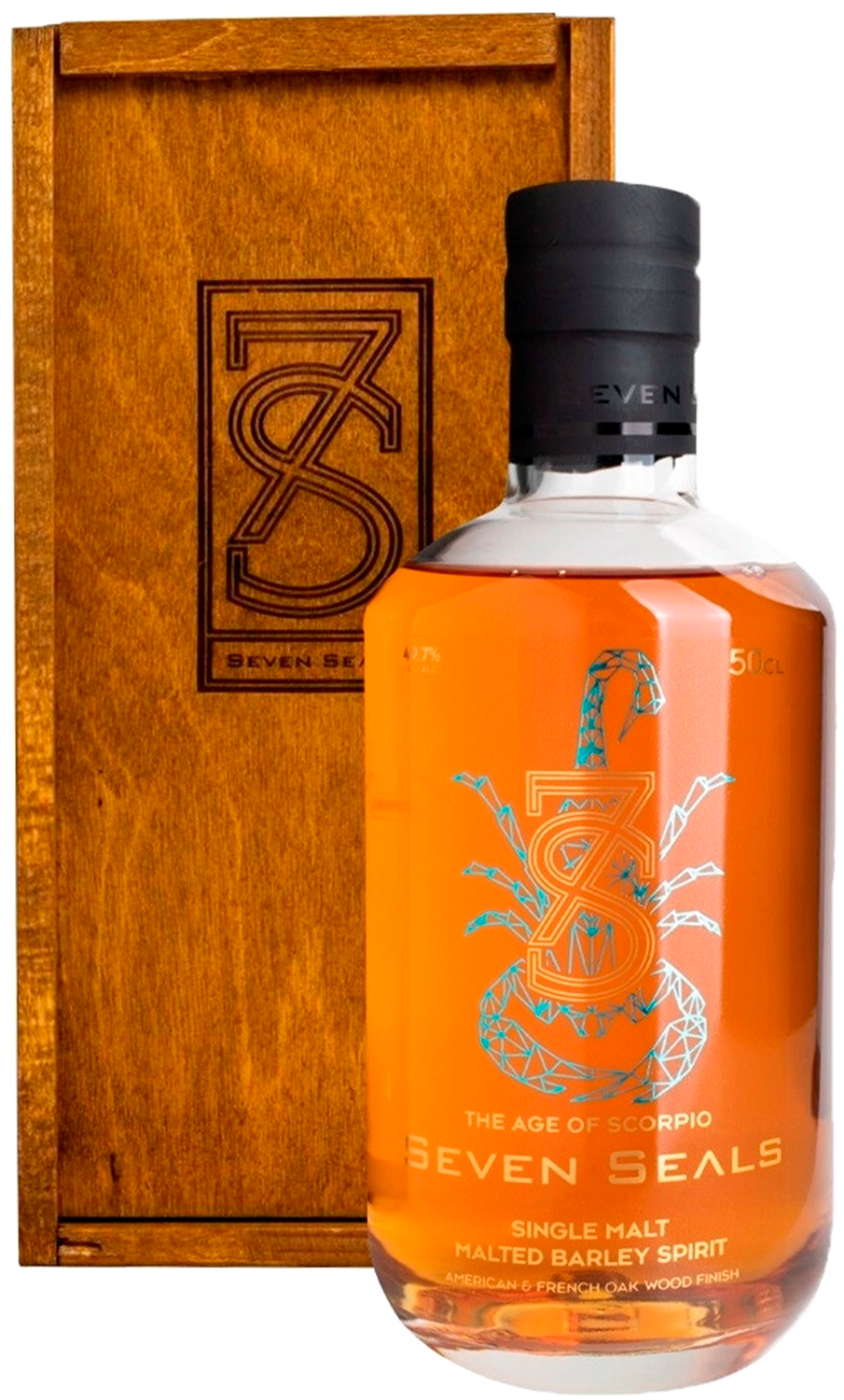 Seven Seals Zodiac The Age of Scorpio Single Malt Whisky (gift box)