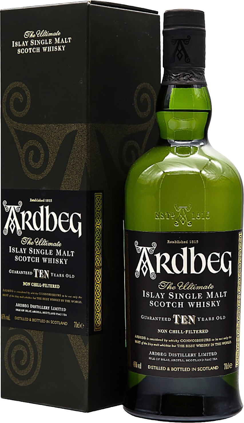 Ardbeg Islay Single Malt Scotch Whisky 10 y.o. (gift box)