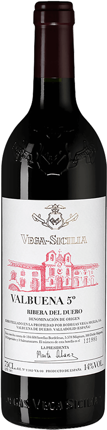 Вальбуена 5° Рибера дель Дуэро DO Вега Сисилия 0.75&nbsp;л