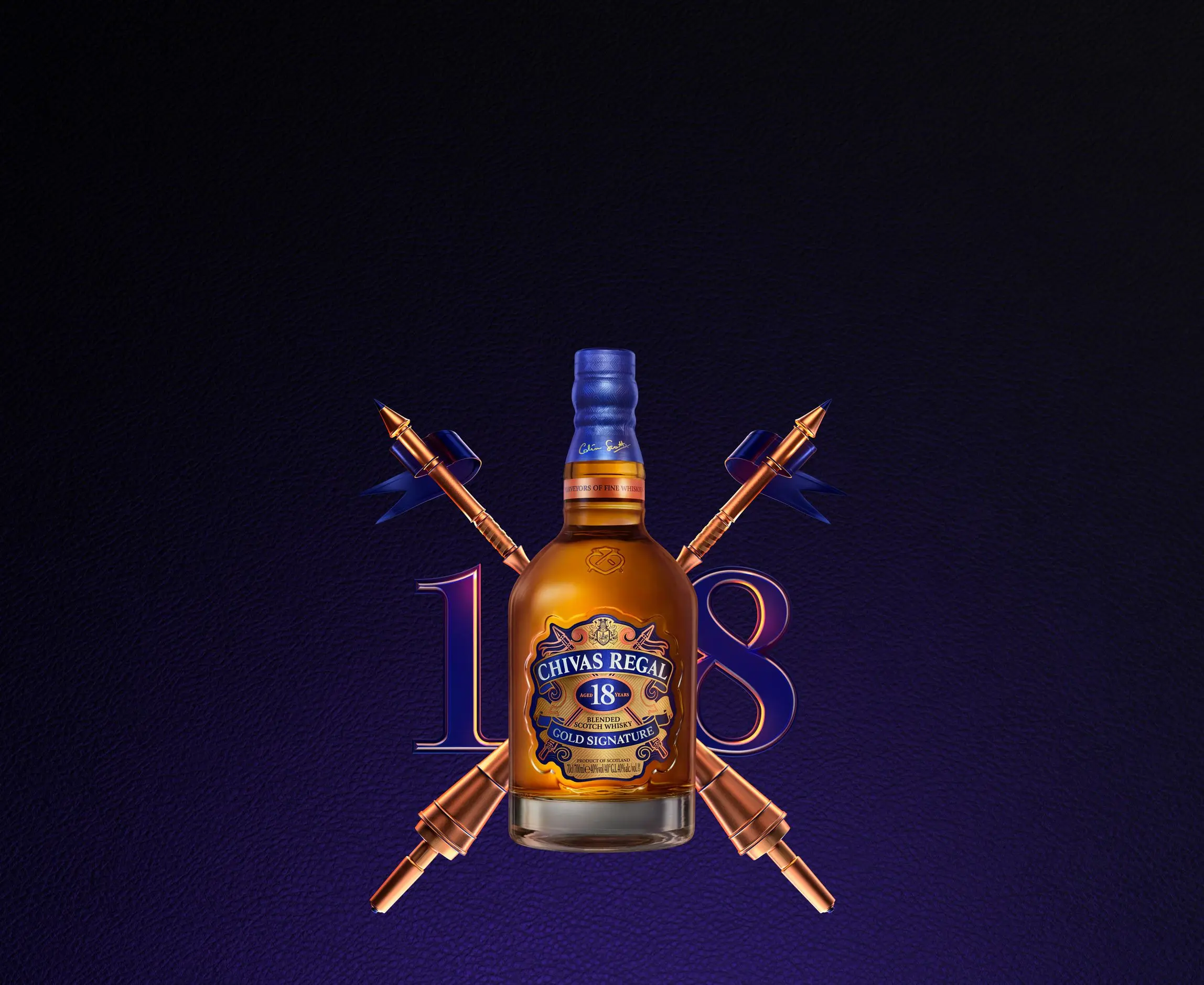 Чивас Ригал 18 лет Купажированный Виски в подарочной упаковке 0.75&nbsp;л