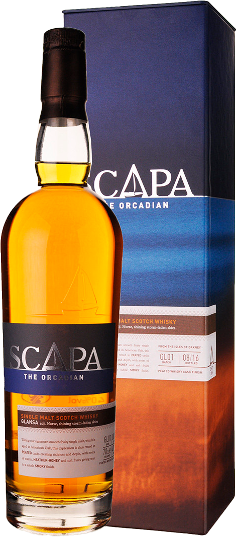 Скапа Оркадиан Гланса Сингл Молт солодовый виски в подарочной упаковке 0.75&nbsp;л