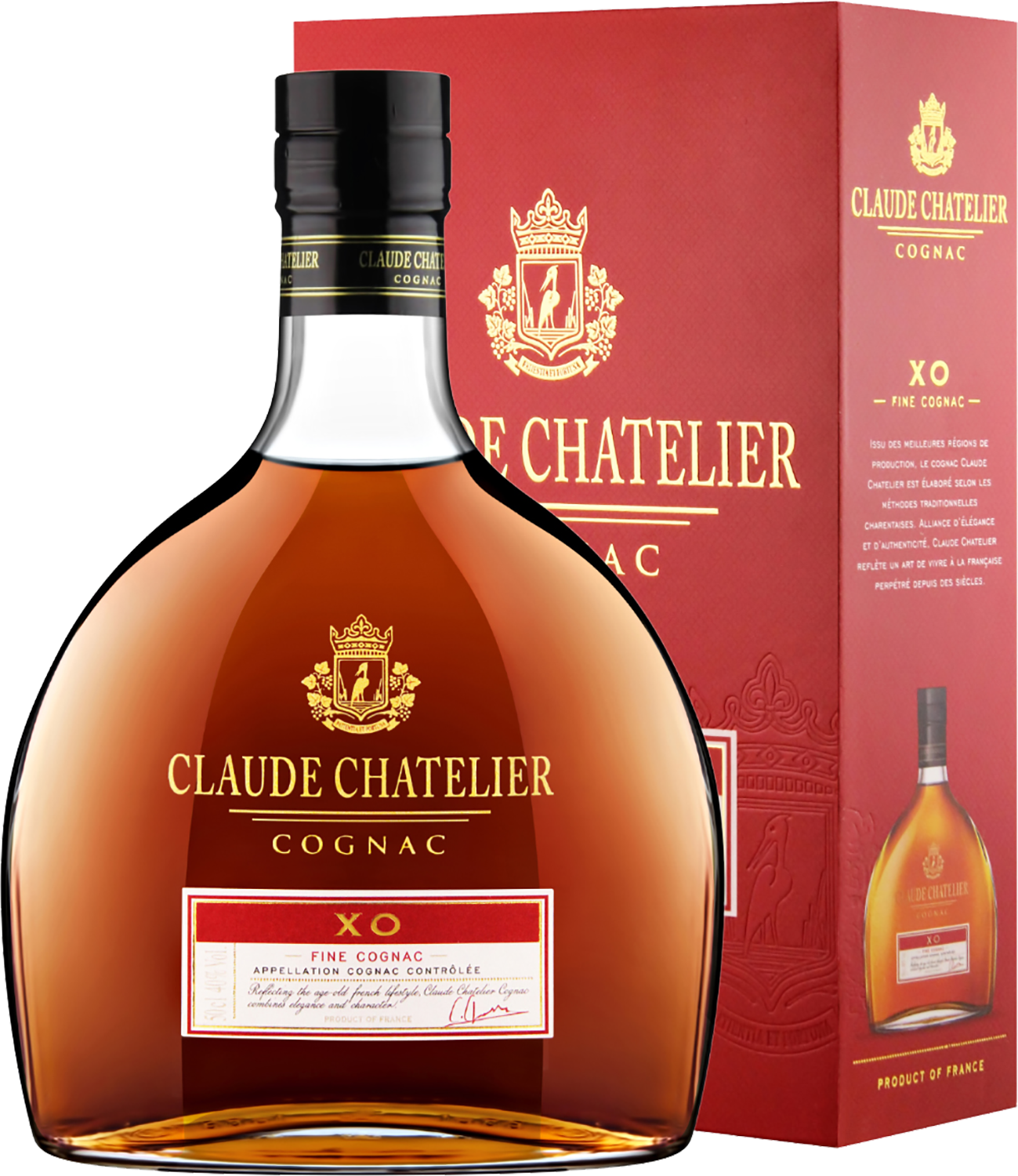 Клод Шателье XO в подарочной упаковке 0.5&nbsp;л