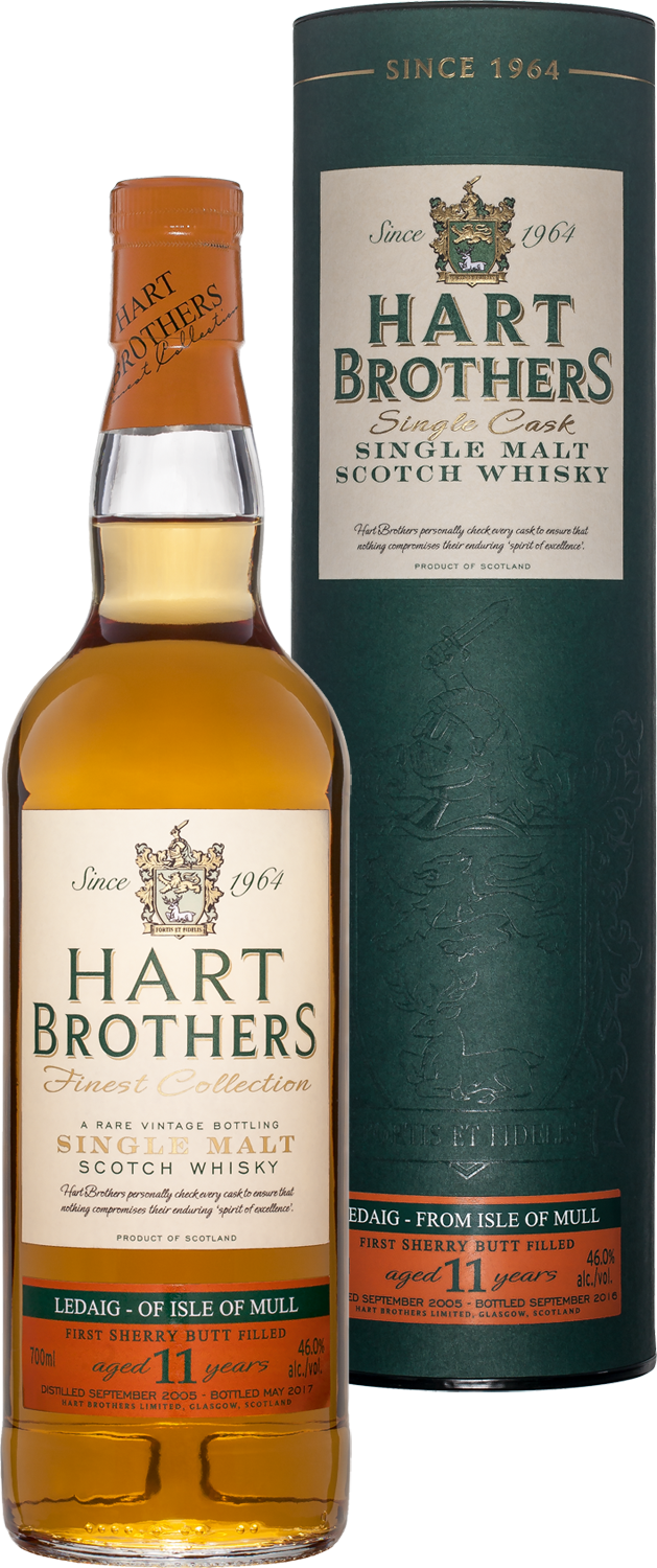 Hart Brothers Ledaig Island 11 y.o. Single Malt Scotch Whisky (gift box)