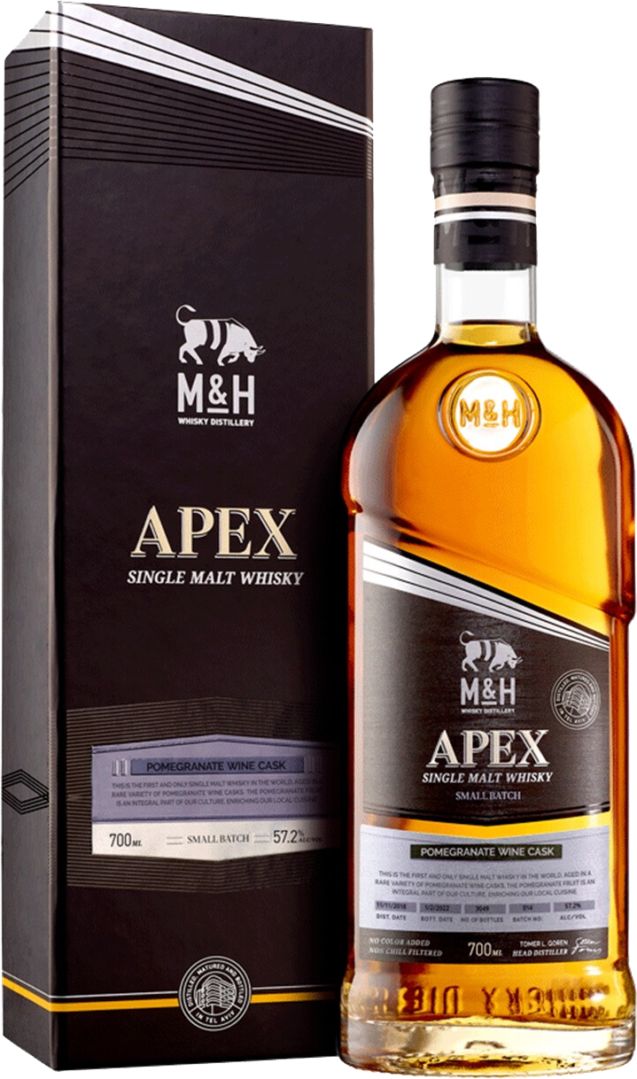 MandH Apex Pomegranate Wine Cask Single Malt Whiskey (gift box)