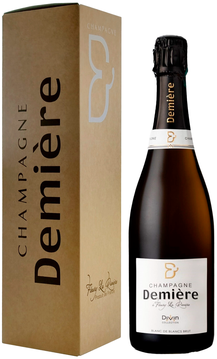Demiere Divin Blanc de Blanc Brut Champagne AOC (gift box)