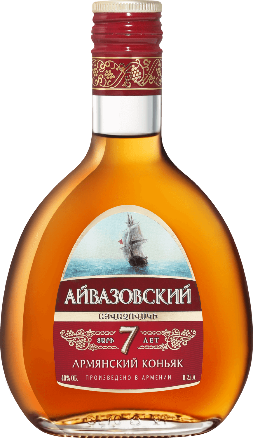 Aivazovsky Armenian Brandy 7 Y.O. aivazovsky armenian brandy 7 y o