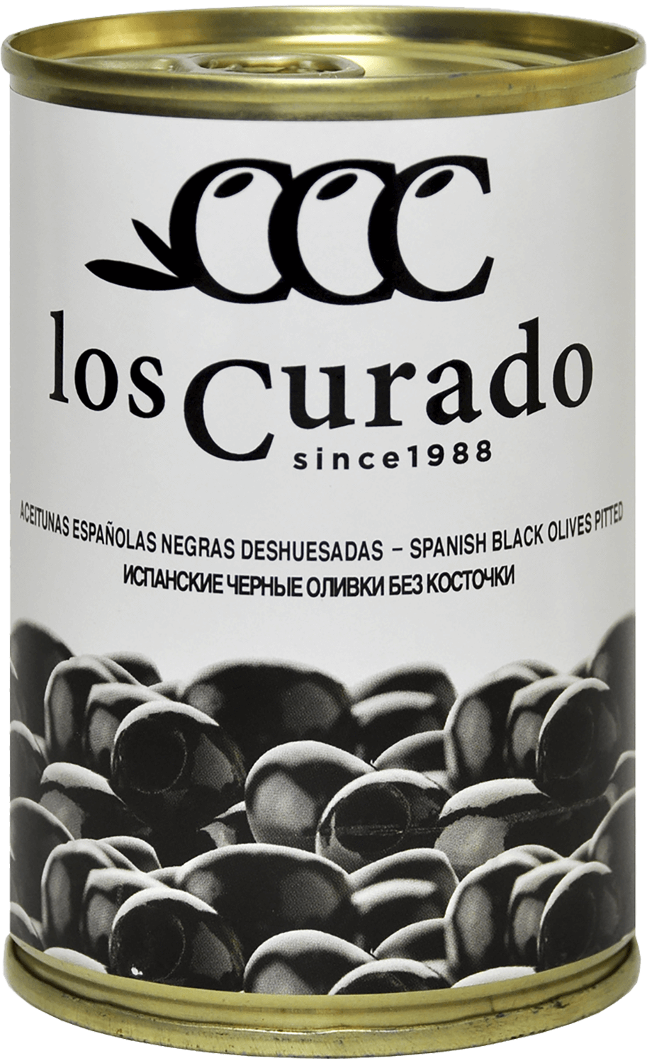 Продукты питания Black olives pitted Los Curado