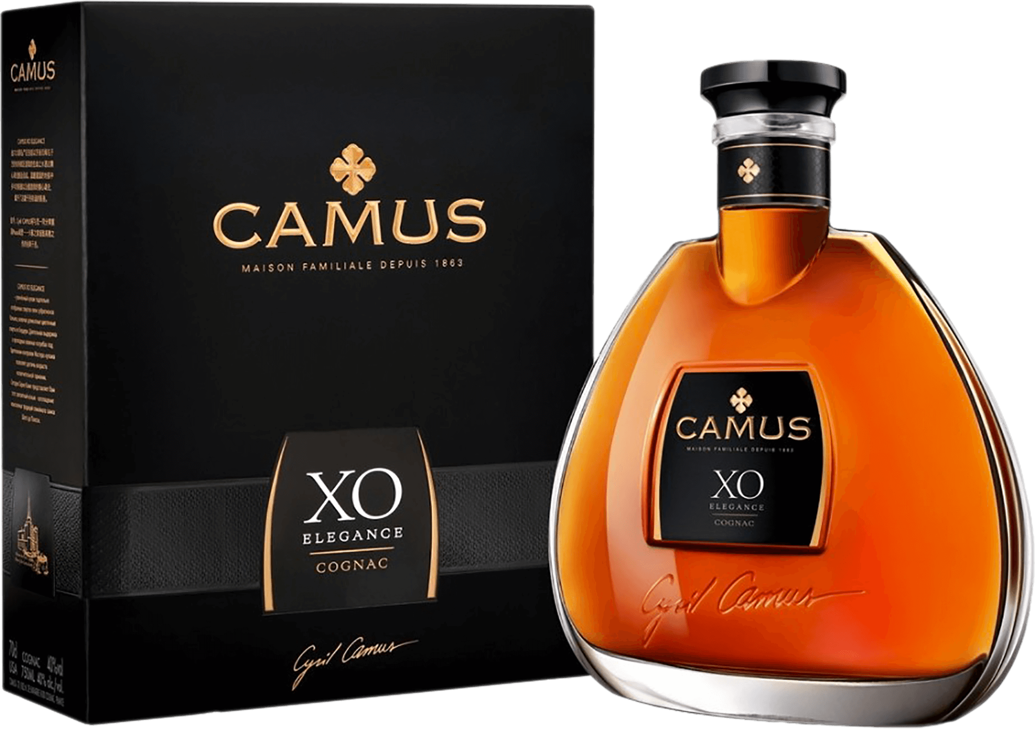 Camus Elegance Cognac XO (gift box) camus vs gift box