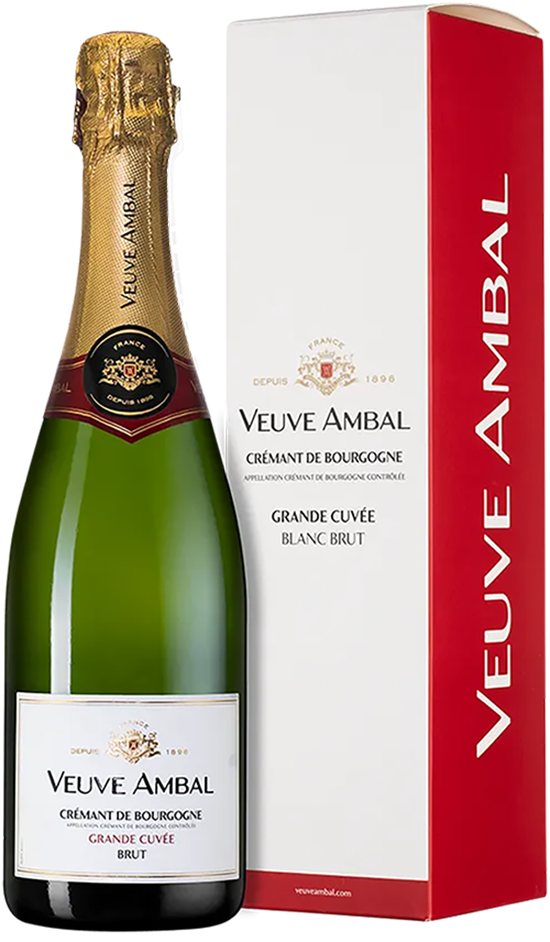 Grande Cuvee Blanc Cremant de Bourgogne AOC Brut Veuve Ambal (gift box)