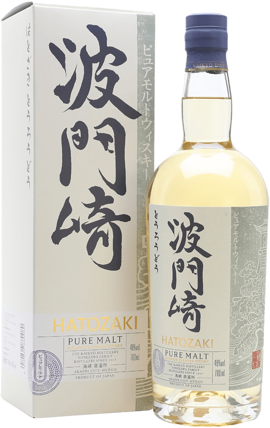 Виски Hatozaki Pure Malt (gift box) 0.7 л (Хатозаки Пью Молт солодовый виски  в подарочной упаковке), купить в магазине в Иркутске - цена, отзывы