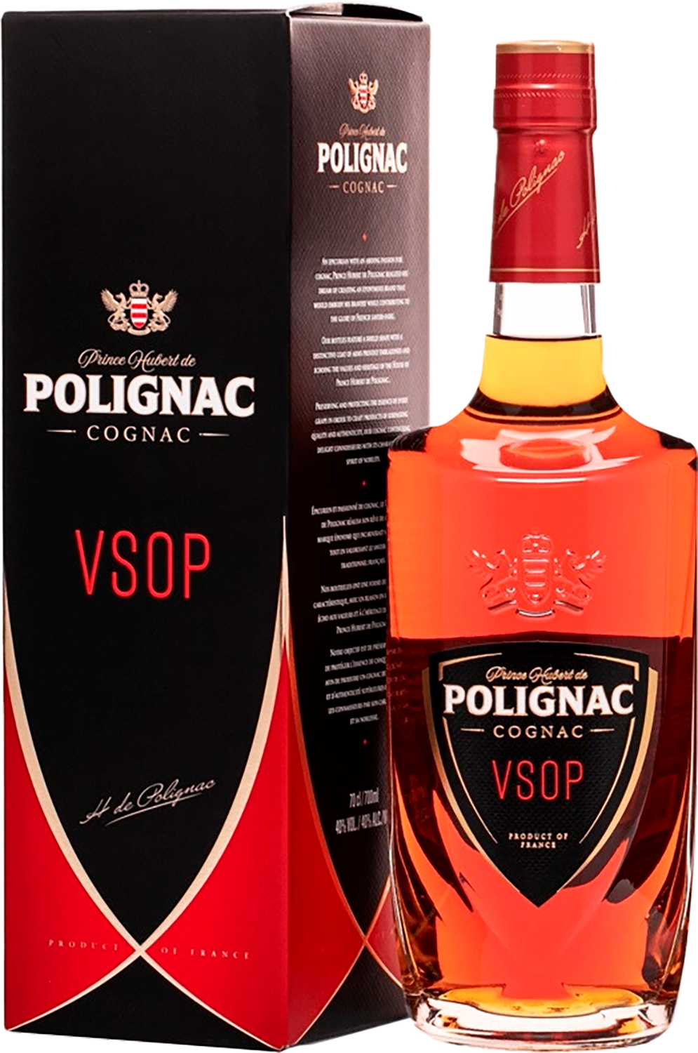 Принц Юбер де Полиньяк Коньяк VSOP в подарочной упаковке 0.7&nbsp;л