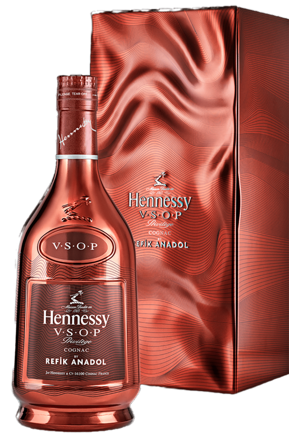 Hennessy Privelege Limited Edition by Refik Anadol Cognac VSOP (gift box) hennessy cognac vsop