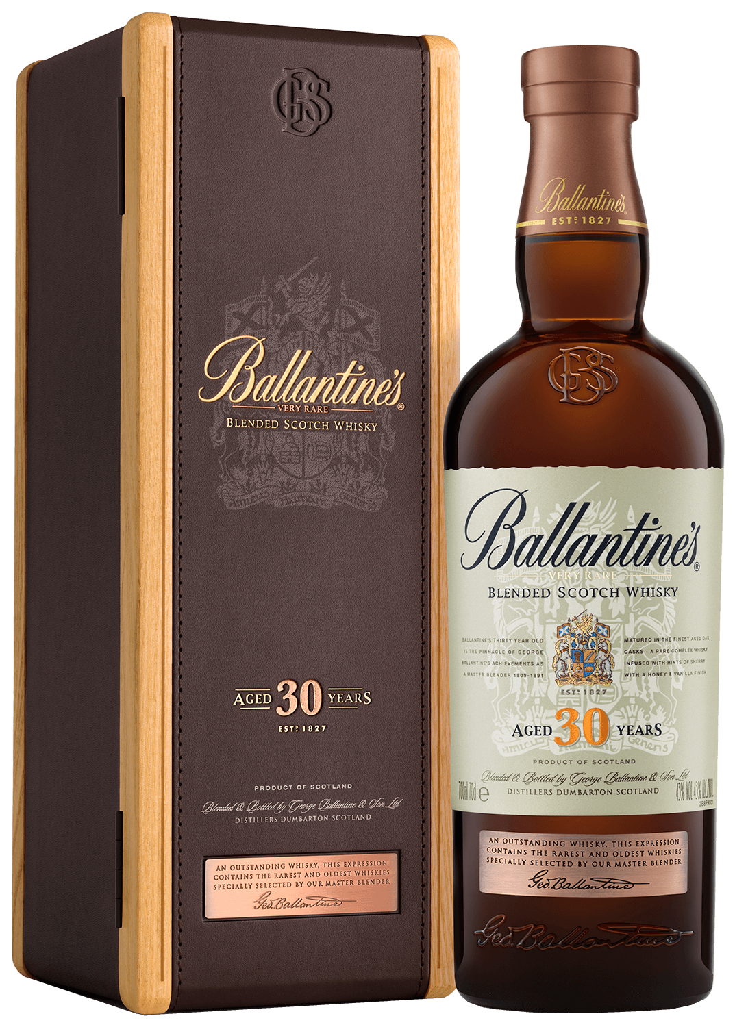 Ballantine's 30 Years Old blended scotch whisky (gift box) 41075