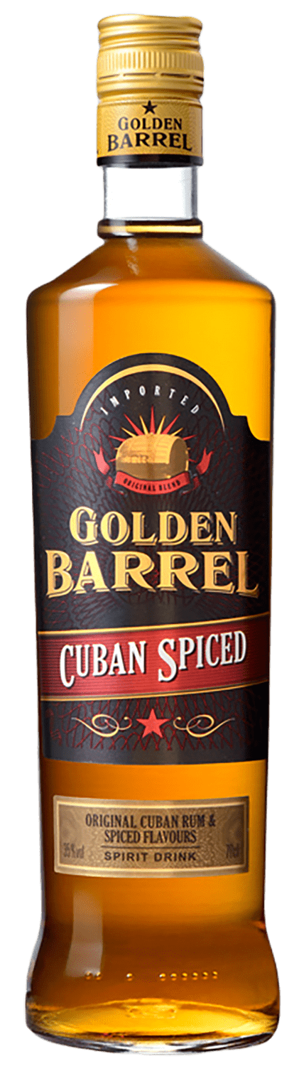 Golden Barrel Cuban Spiced Spirit Drink gordon s pink spirit drink