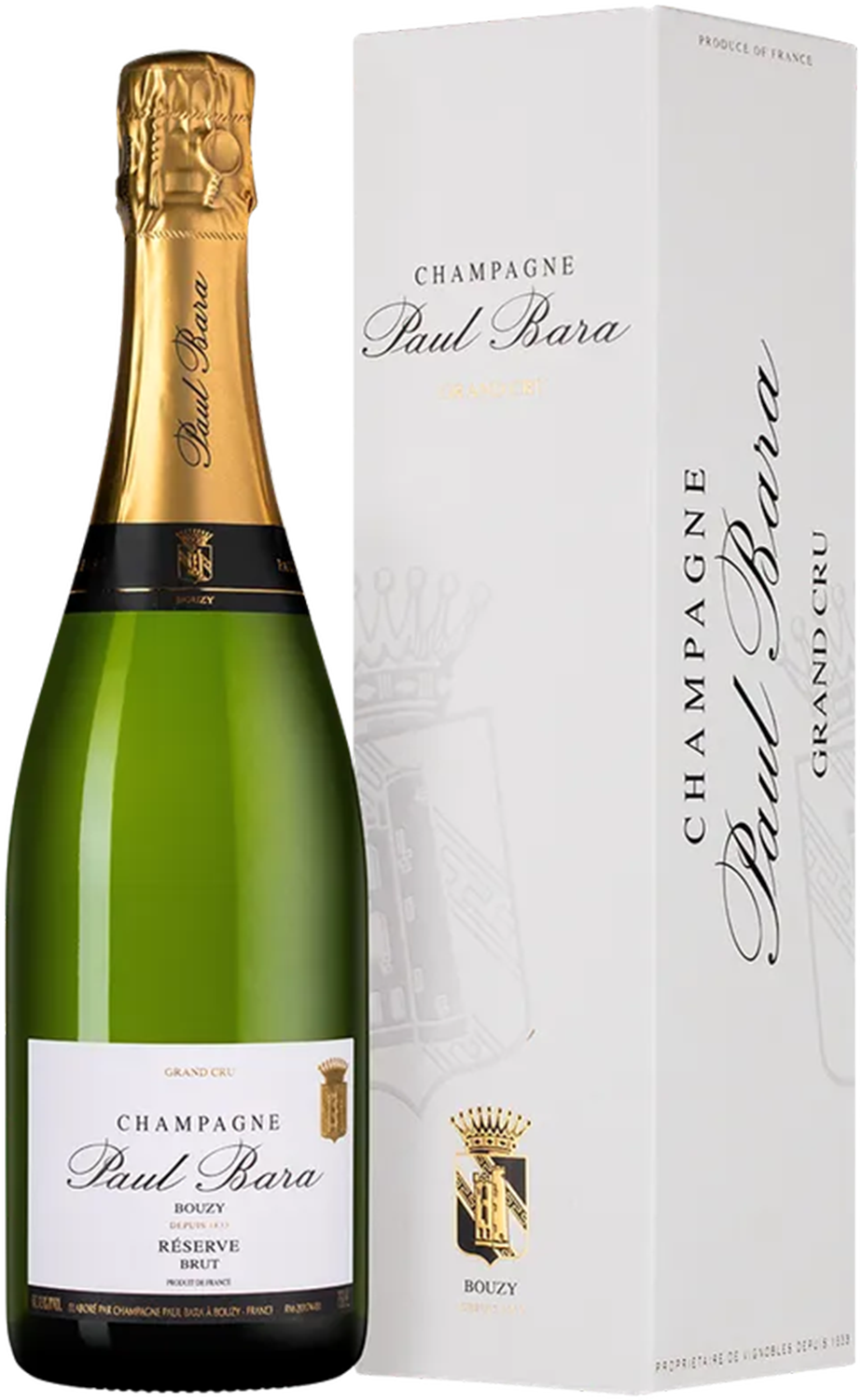 Поль Бара Бузи Резерв Брют Гран Крю Шампань AOC в подарочной упаковке 2017 0.75&nbsp;л