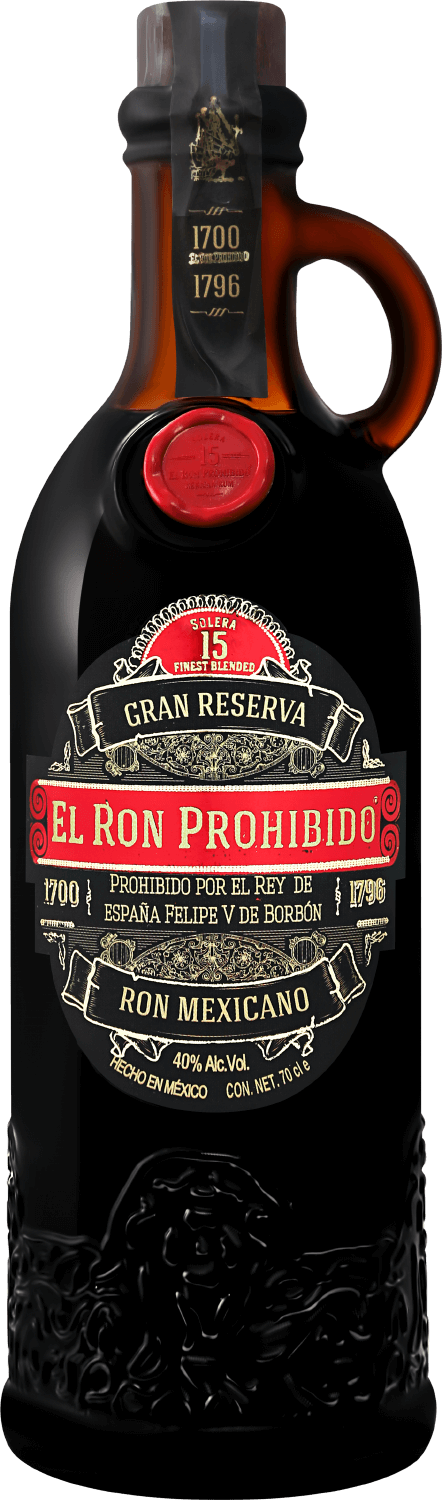 El Ron Prohibido Gran Reserva Solera Finest Blended Mexican Rum 15 YO ron zacapa centenario solera gran reserva especial xo gift box