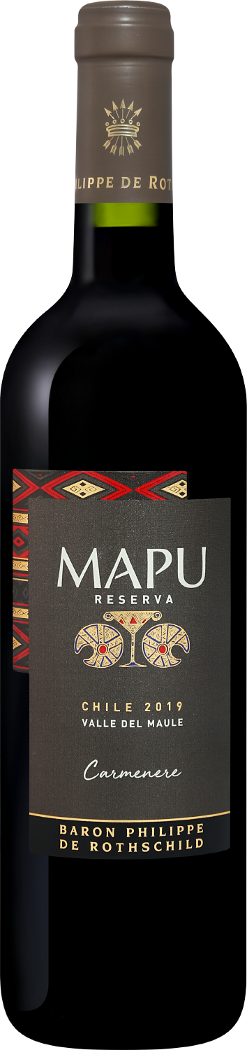 Mapu Carmenere Reserva Maule Valley DO Baron Philippe de Rothschild escudo rojo cabernet sauvignon reserva maipo valley do baron philippe de rothschild