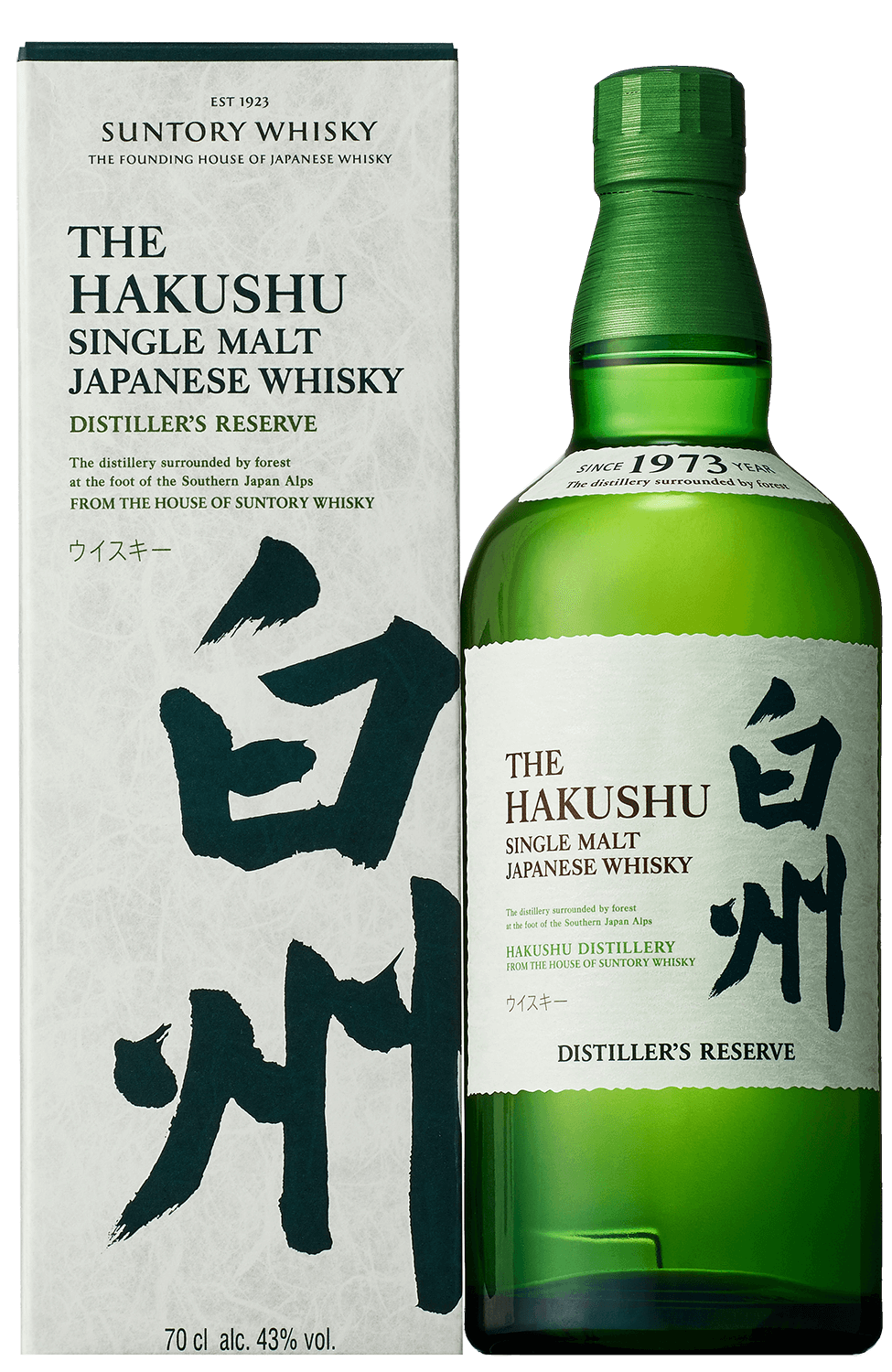 Suntory Hakushu Distiller's Reserve Single Malt Japanese Whisky (gift box)