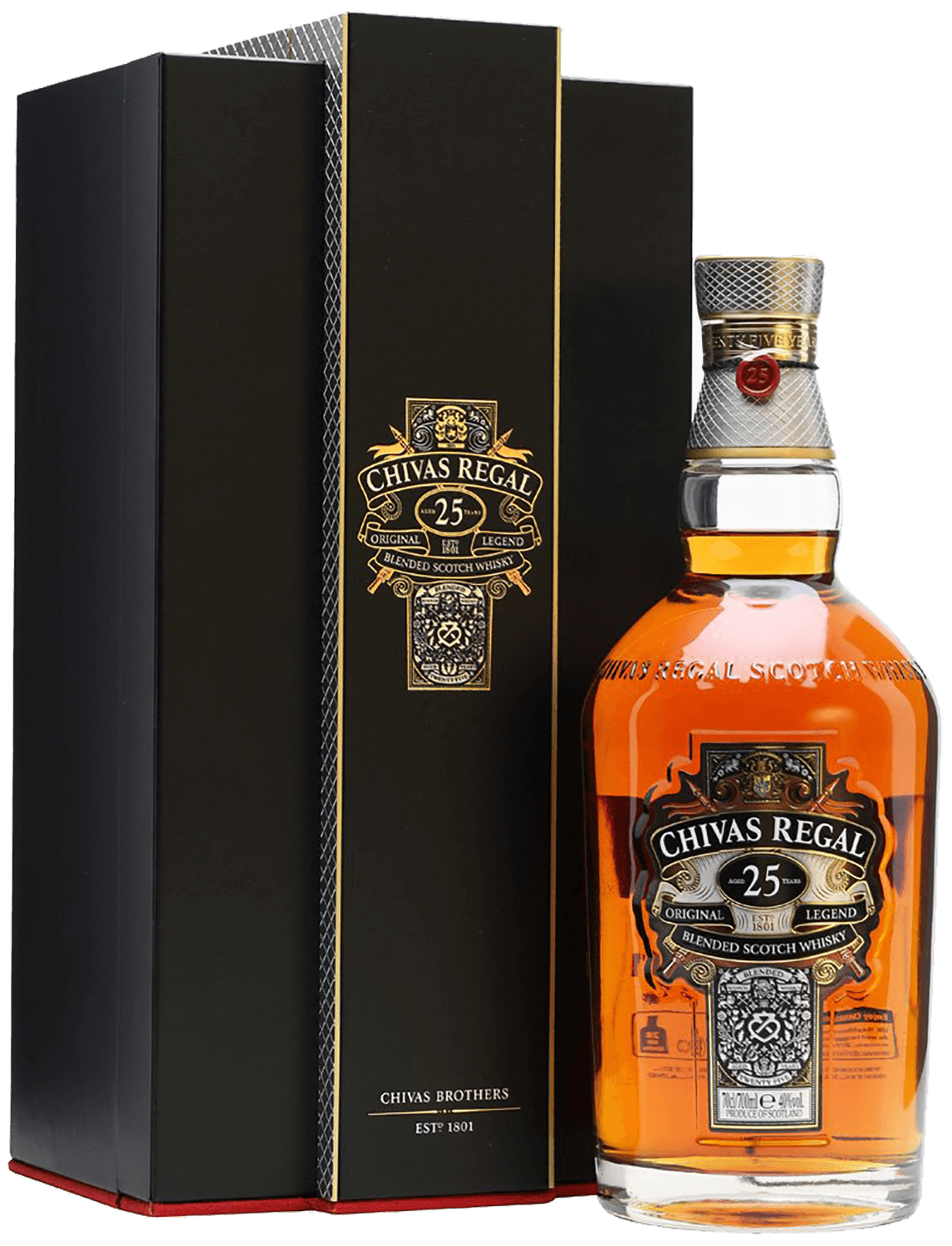 Chivas Regal 25 y.o. blended scotch whisky (gift box) 37551