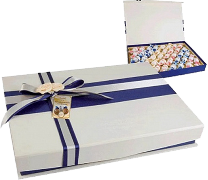 Сорини Элит конфеты ассорти из молочного и белого шоколада со злаками и начинкой пралине 0.35&nbsp;л