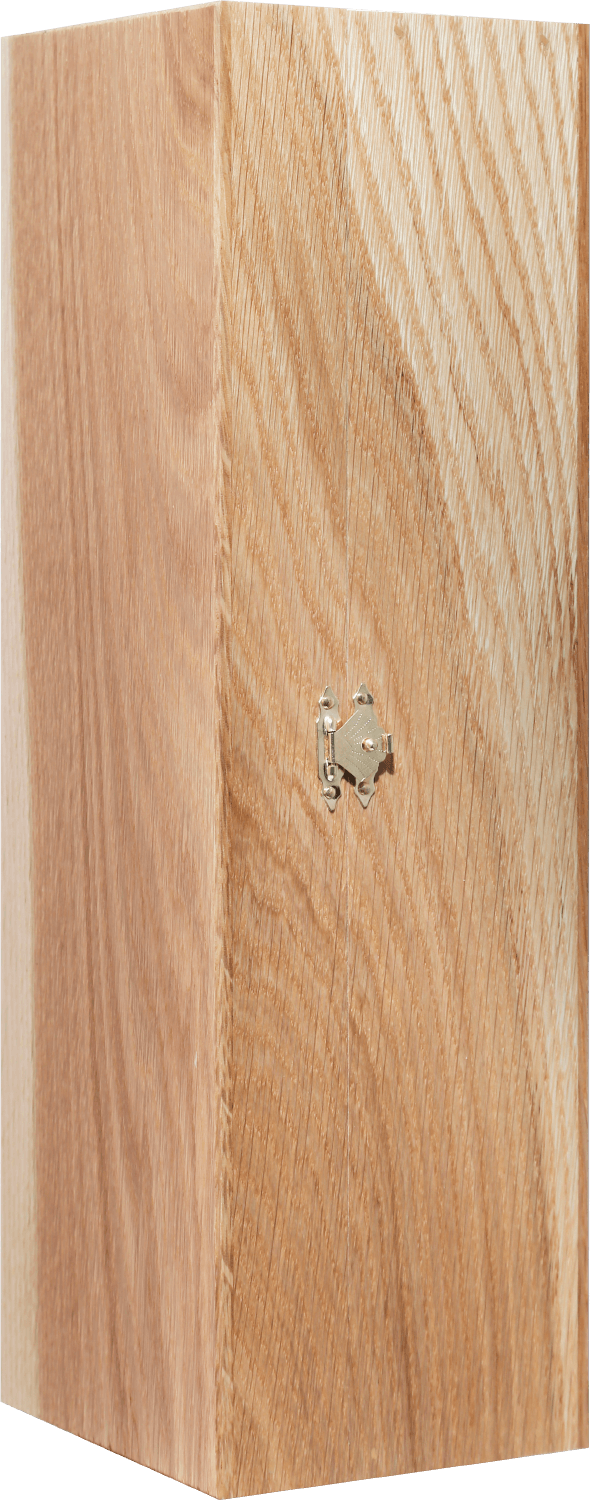 Подарочная упаковка из дуба под 1 бутылку