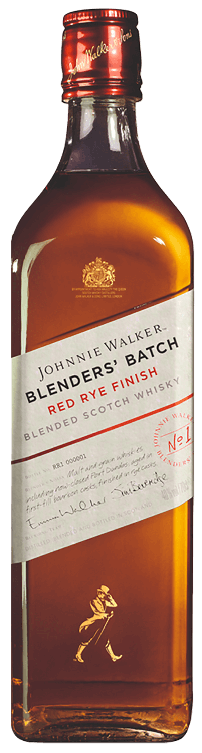 Johnnie Walker Blenders' Batch Red Rye Finish Blended Scotch Whisky hinch small batch blended irish whisky