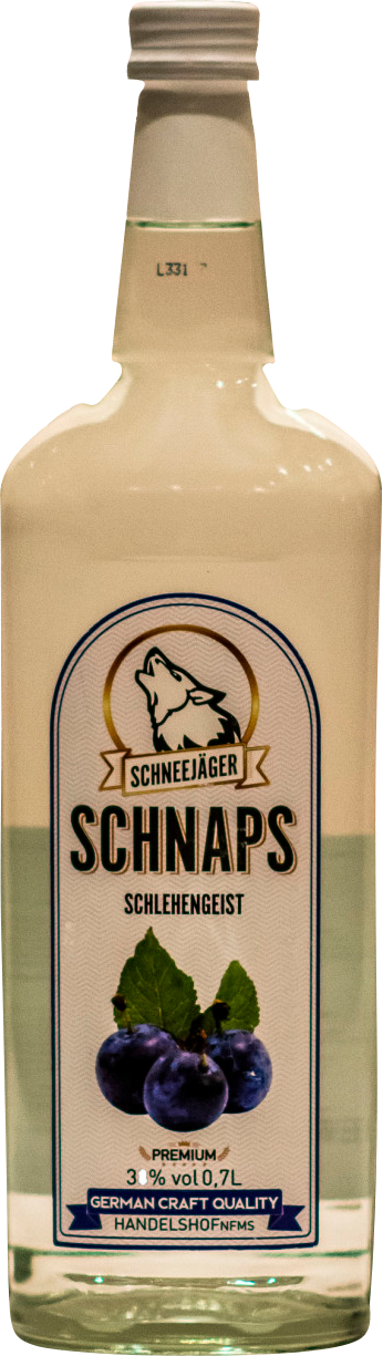 Schnapps Blackthorn Schnee Jager