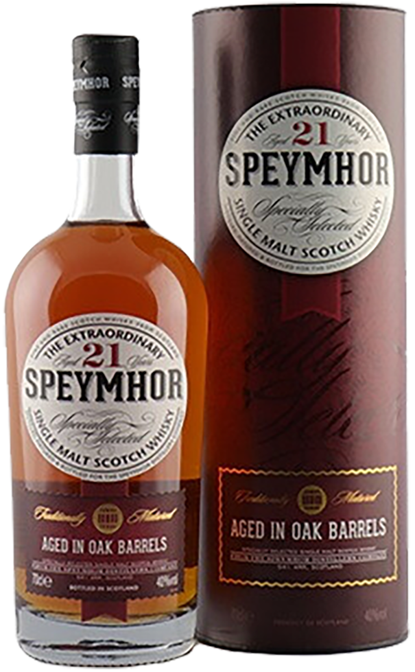 Speymhor 21 y.o. Single Malt Scotch Whisky (gift box)